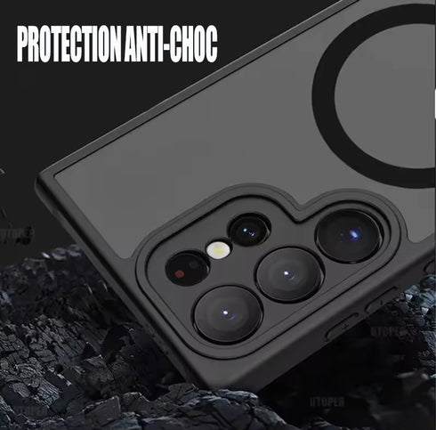 Coque telephone Magsafe Samsung Magnétique Noire