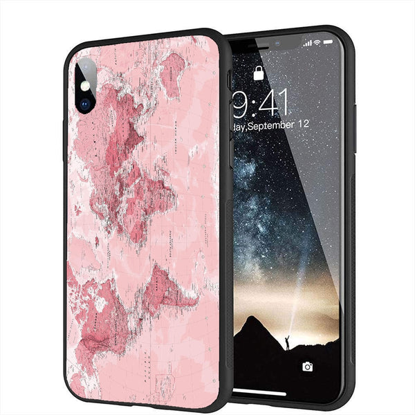Coque iPhone X Mappemonde
