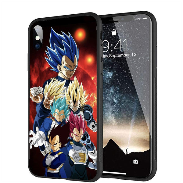 Vegeta Evolution Coque iPhone X, iPhone XR Hybride, Silicone, Tpu Manga, iPhone XS