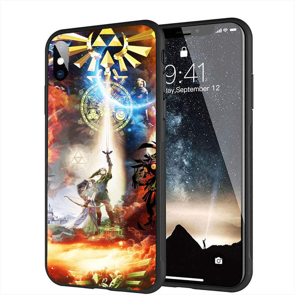 Zelda Majora Coque pour iPhone X Verre Trempé