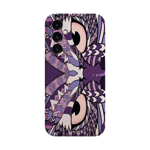 Coque Samsung Galaxy A05S Hibou violet Azteque