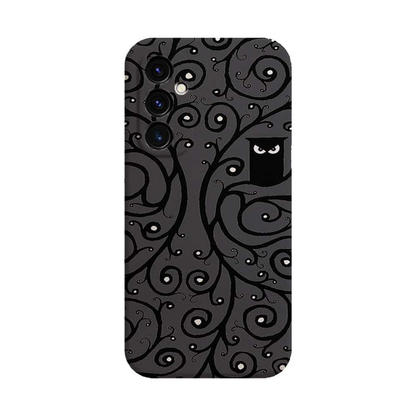 Coque Samsung Galaxy A05S Hibou Noir et Blanc