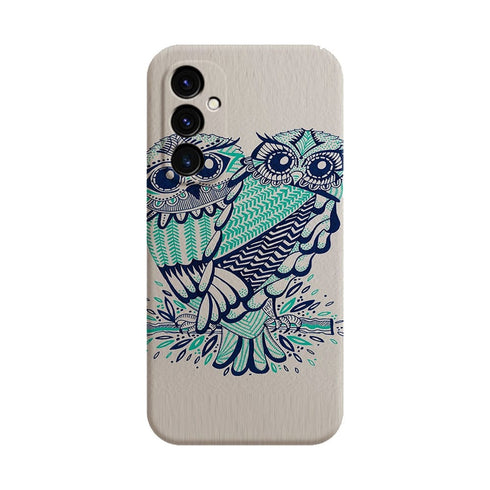 Coque Samsung Galaxy A05S Hiboux Turquoises