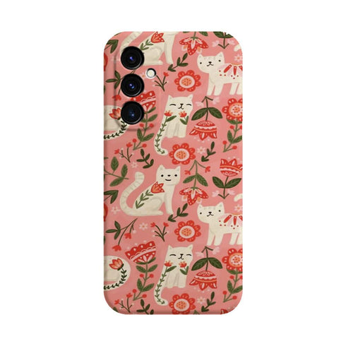 Coque Samsung Galaxy A05S Motif de chat folklorique