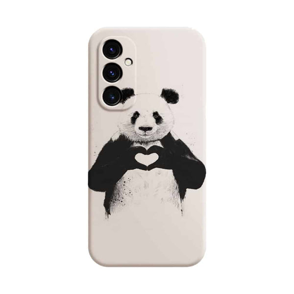 Coque Samsung Galaxy A05S Panda Love