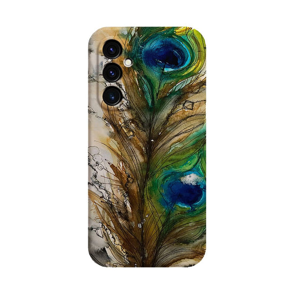 Coque Samsung Galaxy A05S Plume de Paon