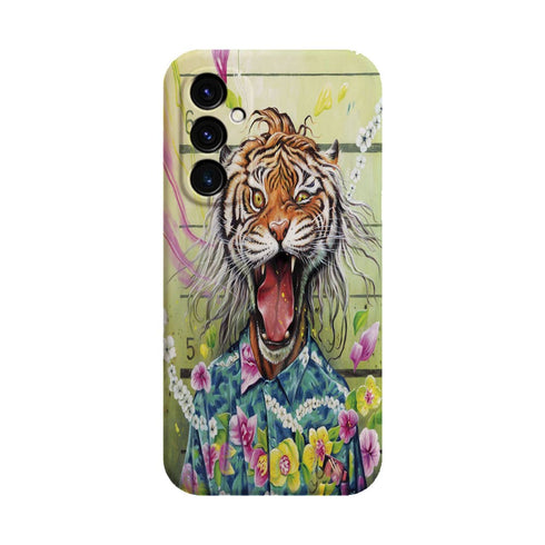 Coque Samsung Galaxy A05S Tiger Flowers