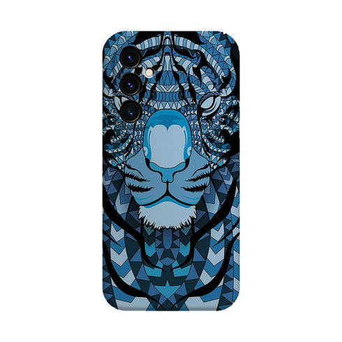 Coque Samsung Galaxy A05S Tigre Bleu Aztec