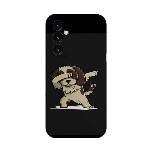 Coque Samsung Galaxy A05S Dog shih tzu dabbing