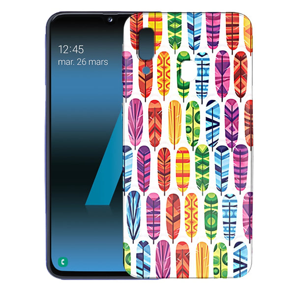coque a40 samsung plume ( Silicone )