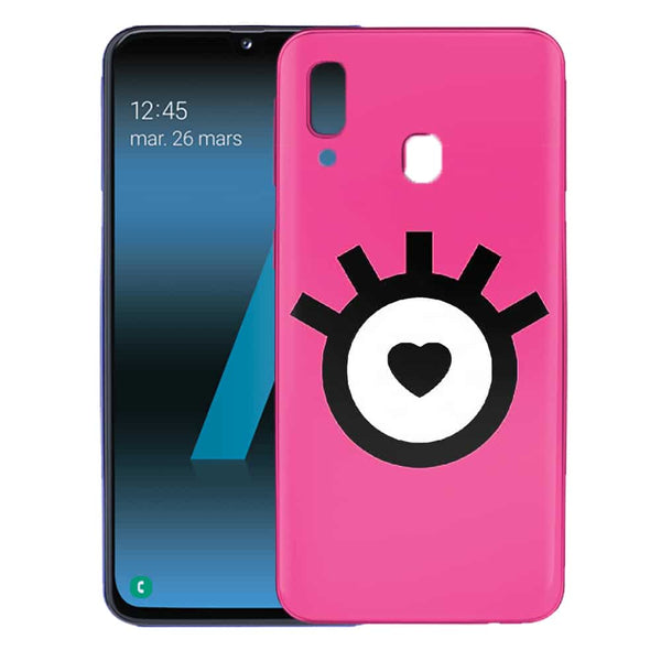Coque a40 samsung rose
