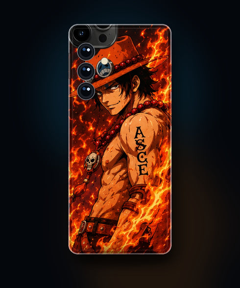 Coque One Piece Samsung Galaxy Note Series - Ace Fire Fist - SAMSUNG GALAXY NOTE 10