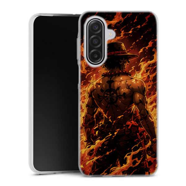 Coque Samsung A17 5G One Piece Ace Fire Mark