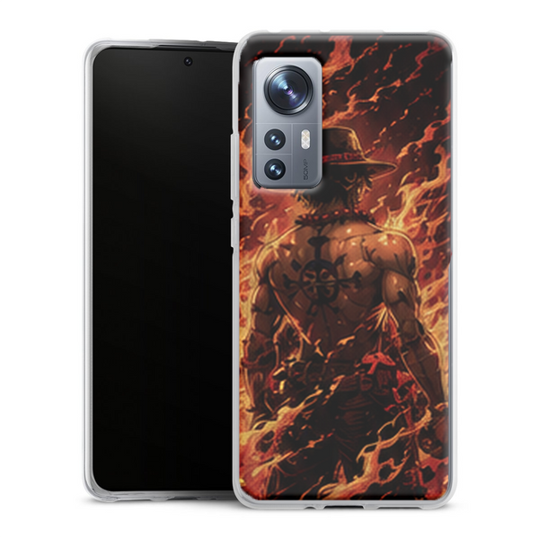 Coque Xiaomi 12 5G One Piece Ace Fire Mark