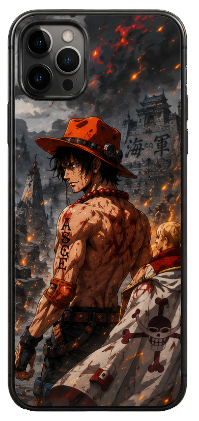 Coque Ace Marineford One Piece pour Samsung Galaxy et iPhone