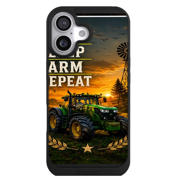 Coque Agriculture Eat Sleep Farm Repeat - Vie de Ferme