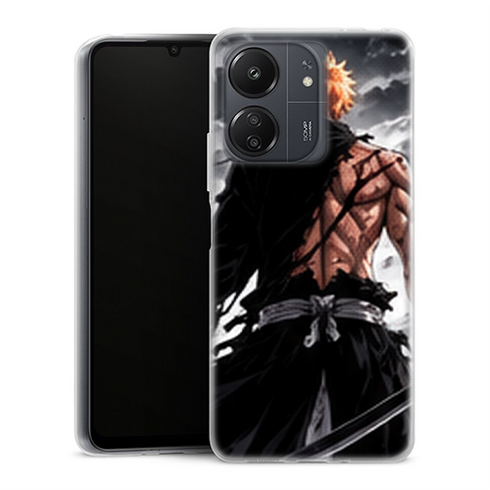 Coque Xiaomi Redmi 13C Bleach Ichigo Dos Pluie