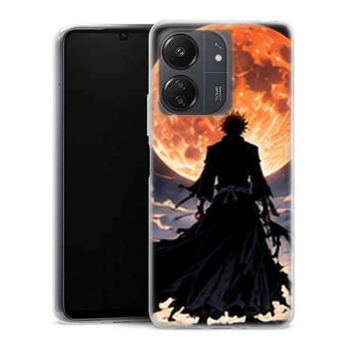 Coque Xiaomi Redmi 13C Bleach Ichigo Lune Orange