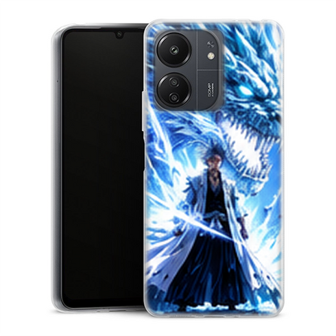 Coque Xiaomi Redmi 13C Bleach Toshiro Dragon Glace