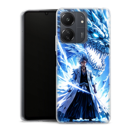 Coque Xiaomi Redmi 13C Bleach Toshiro Dragon Glace