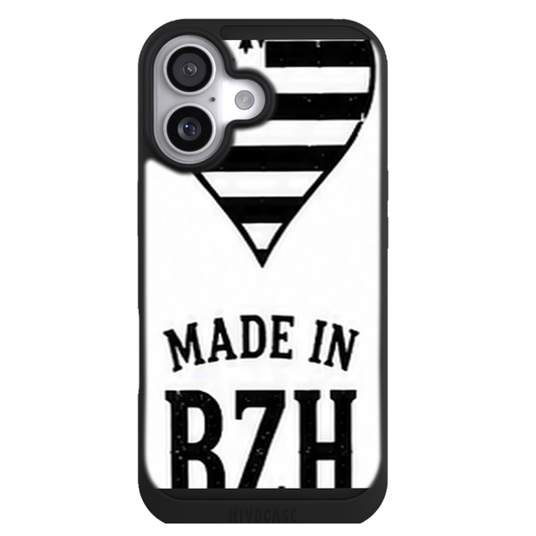 Coque Bretagne Coeur Gwenn Ha Du - Amour Breizh