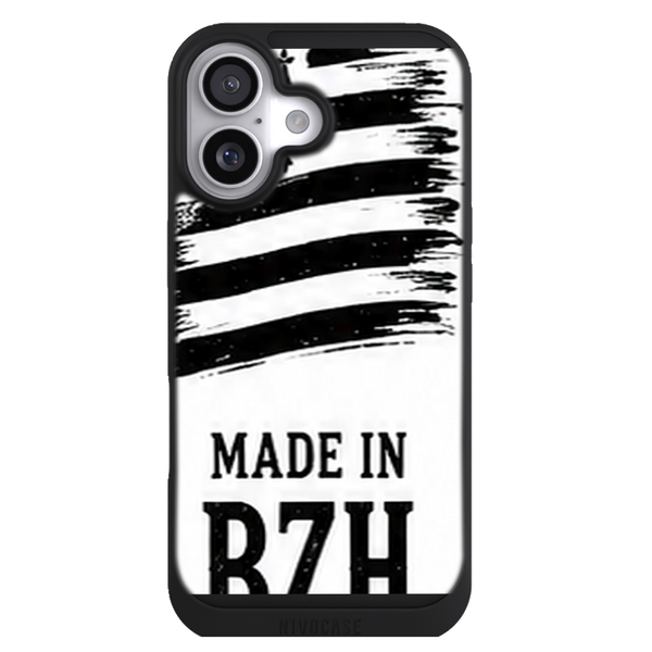 Coque Bretagne Drapeau Brush Breizh - Made in BZH Trace