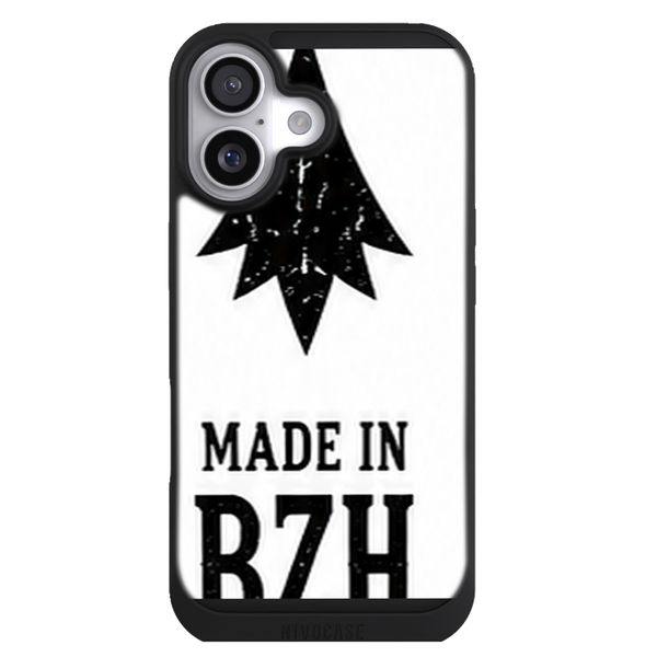 Coque Bretagne Hermine Royale - Symbole Breizh Noir