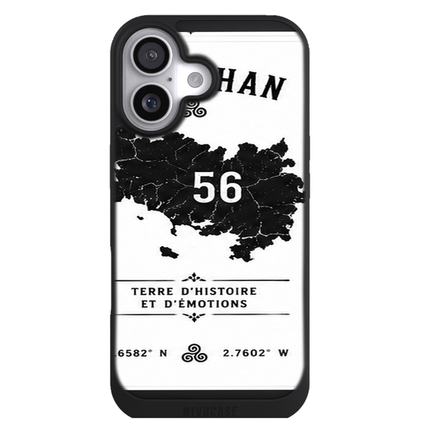 Coque Bretagne Morbihan Carte 56 - Terre d Histoire