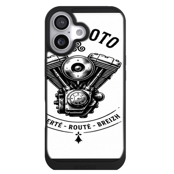 Coque Bretagne Moto Moteur Breizh - Liberte Route Breizh