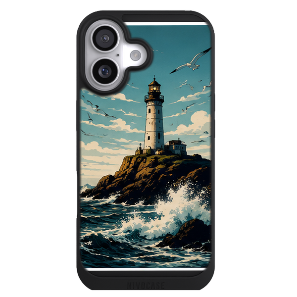 Coque Bretagne Phare des Tempetes - Ocean Sauvage et Grand Vent