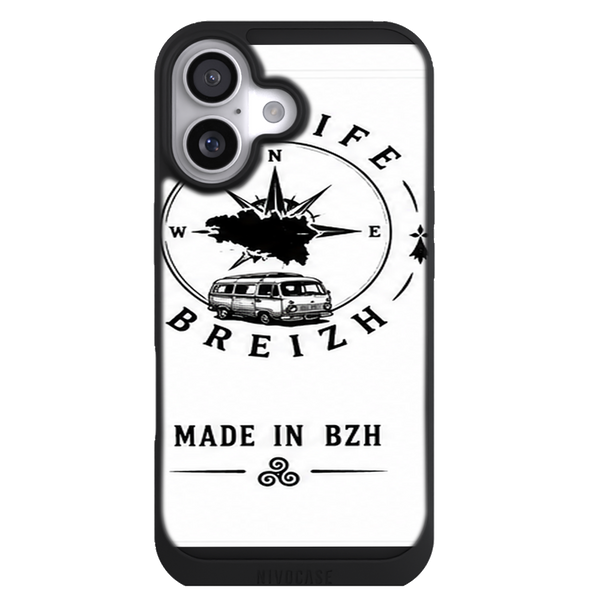 Coque Bretagne Vanlife Boussole Breizh - Cap Made in BZH