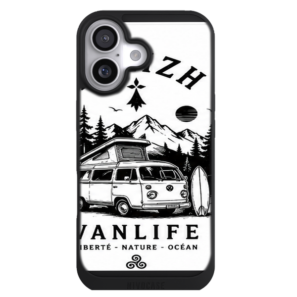 Coque Bretagne Vanlife Breizh Montagne Ocean - Liberte Nomade