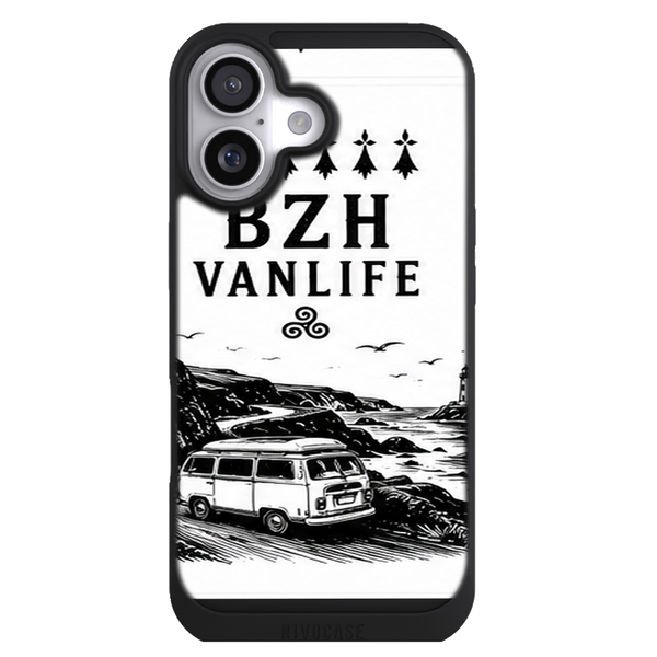 Coque Bretagne Vanlife Route Cotiere - Virage vers le Phare