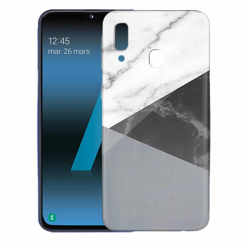 Coque de samsung a40 marbre en Plexiglass incassable