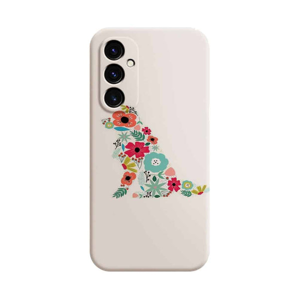 Coque Samsung Galaxy A05S Border Collie floral