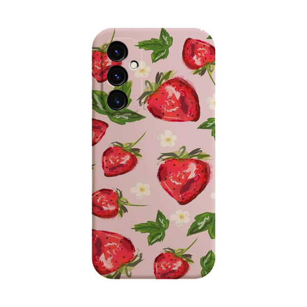 Coque Samsung Galaxy A05S Botanique aux fraises