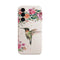 Coque Samsung Galaxy A05S Colibri et fleurs aquarelle