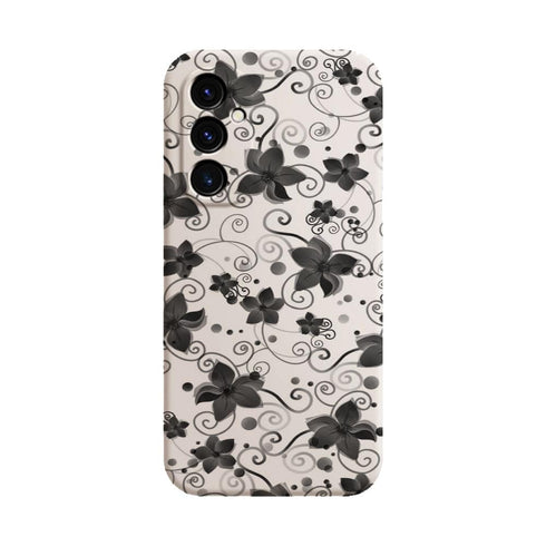 Coque Samsung Galaxy A05S Black Flower