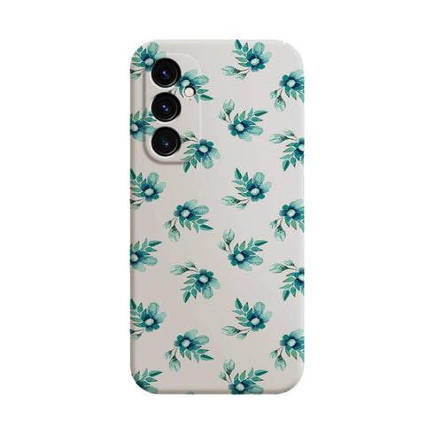 Coque Samsung Galaxy A05S Blue Flowers | Coque de Tel silicone
