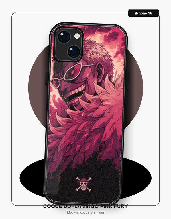Coque Doflamingo Pink Fury iPhone 16 One Piece