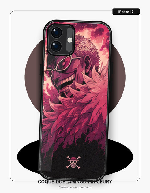 Coque Doflamingo Pink Fury iPhone 17 One Piece