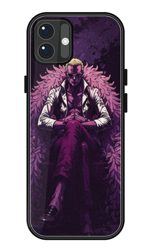 Coque One Piece Doflamingo Purple Throne | iPhone, Samsung - coque One Piece silicone manga pour iPhone et Samsung