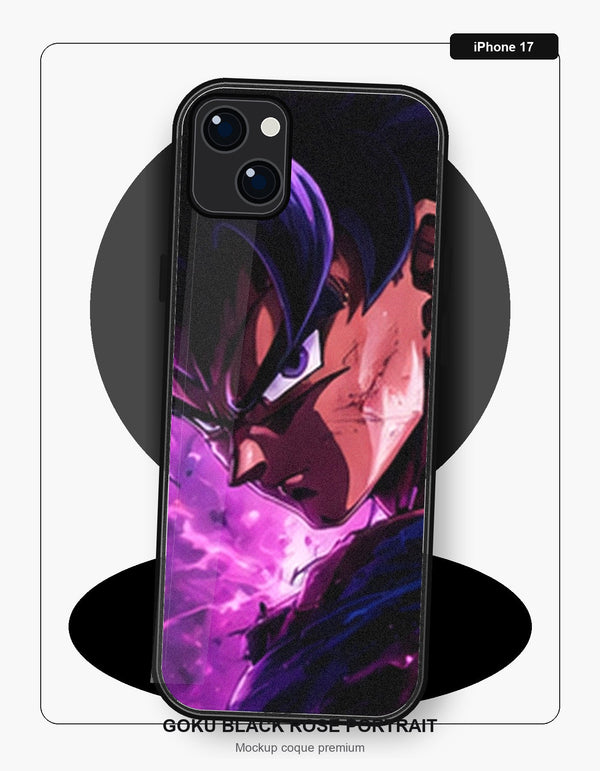 Coque Dragon Ball Goku Black Rose Portrait iPhone 17 Dragon Ball