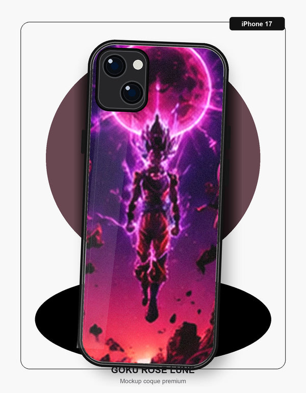 Coque Dragon Ball Goku Rose Lune iPhone 17 Dragon Ball