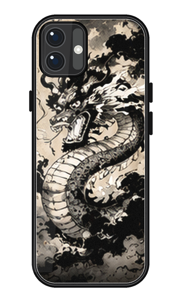 Coque One Piece Dragon Encre Noire | iPhone, Samsung - coque One Piece silicone manga pour iPhone et Samsung