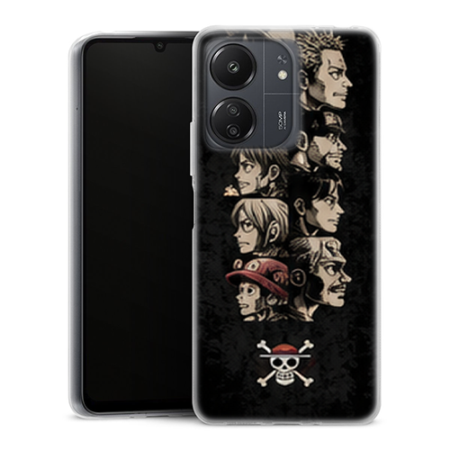 Coque Xiaomi Redmi 13C One Piece Equipage Portrait Vintage