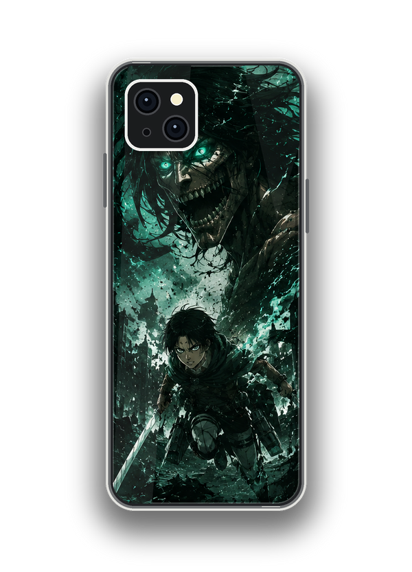 Coque Eren Titan Assaillant Attaque des Titans - coque silicone manga iPhone Samsung