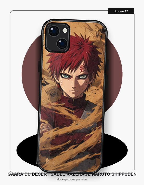 Coque iPhone 17 Manga Gaara Du Desert Sable Kazekage Naruto Shippuden Naruto
