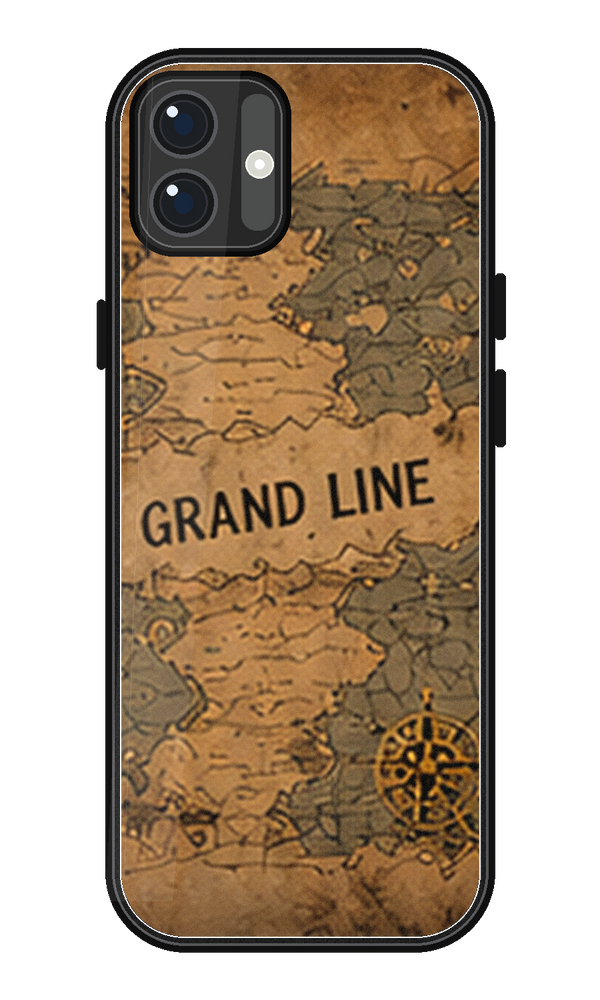 Coque One Piece Grand Line Map Gold | iPhone, Samsung - coque One Piece silicone manga pour iPhone et Samsung
