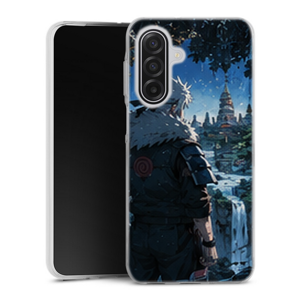 Coque Samsung A17 5G Naruto Hokage Kakashi Hatake Dos Village Konoha Nuit Naruto